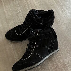 Geox Black Women's High-Top Sneakers